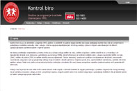 Poslovni web portal tvrtke Kontol biro d.o.o.